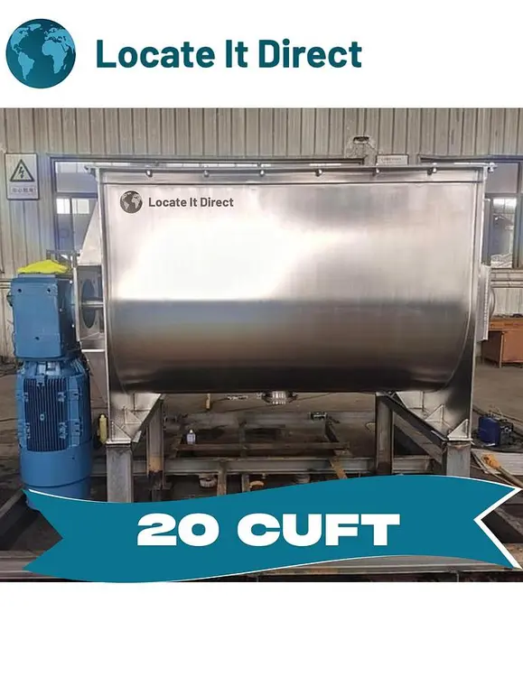 New | in-Stock 2025 LID RB-20 CUFT Ribbon Blenders New Jersey US | Buy It Direct Now #506153
