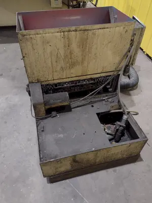 37" TIMESAVERS MODEL #137-1HDMW WET BELT GRINDER SANDER 20 HP : STOCK #19869