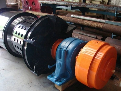 NEW: Bird 36 x 72 screen bowl rotating assembly only, CS.