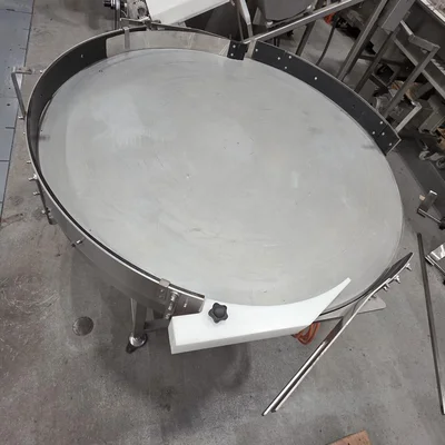ACCUMULATION TABLE SHF TURN TABLE 48 INCH 316L # 112