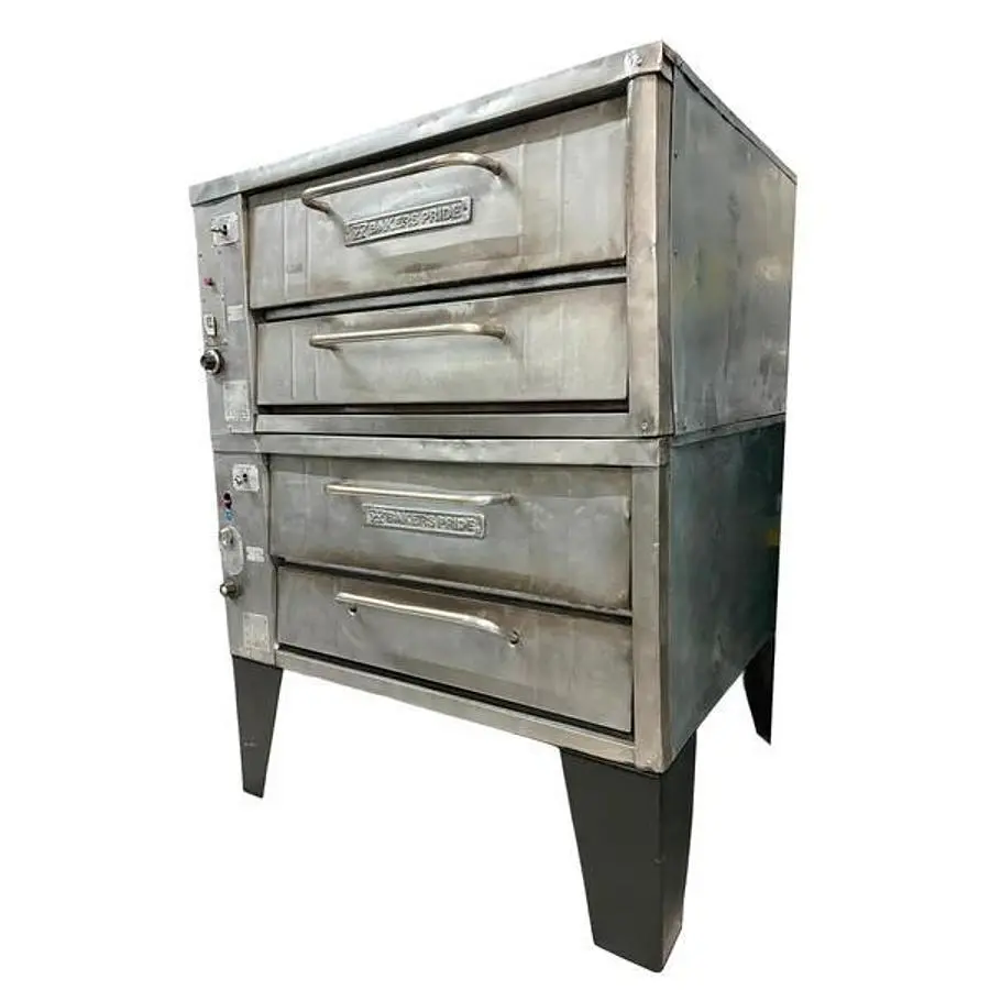 Bakers Pride Double Deck Gas Pizza Oven