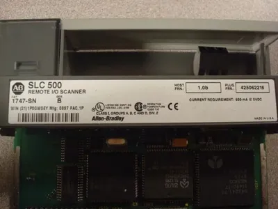 Allen Bradley 1747-SN/B Remote I/O Scanner Module Used