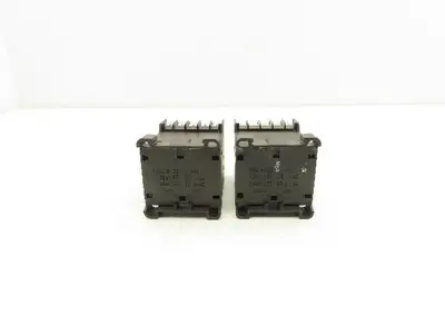 Siemens 3TF2801-0LB4 Contactor Sz 00 3-Pole 16A 1NC 600V 3PH 24VDC Coil Lot of 2