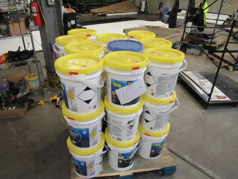 Pallet of Store Overstock and Ecommerce Product - 40 Lb Tubs of Pool Chlorinating Tablets