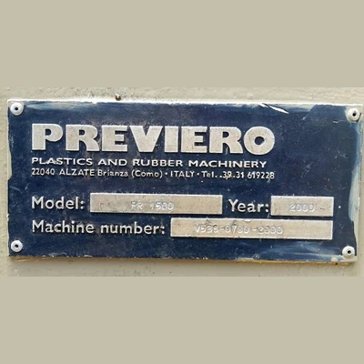 Previero PR 1500 Single Rotor Shredder