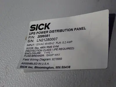 Sick  Control Cabinet