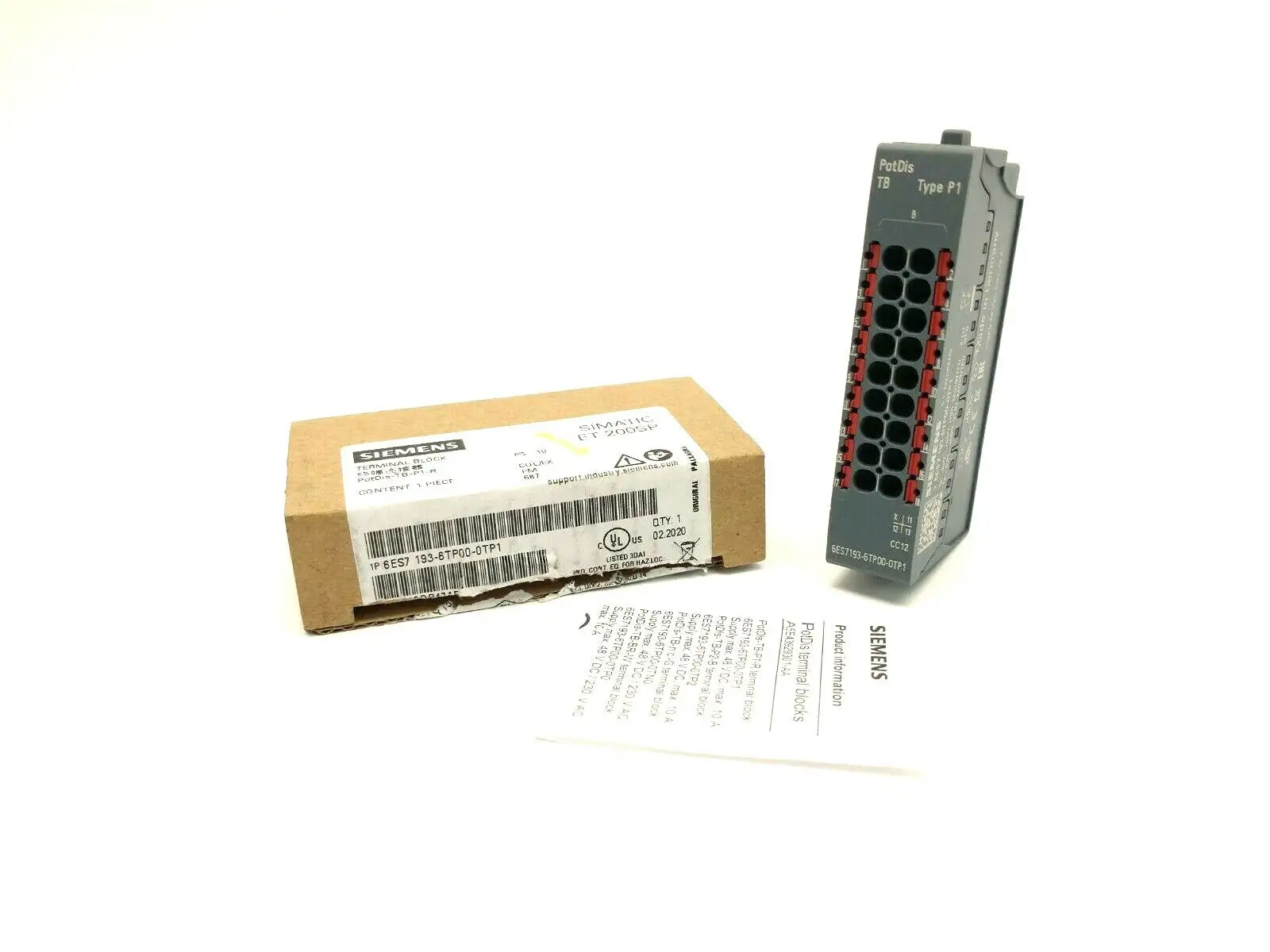 6ES7 193-6TP00-0TP1 | Siemens  SIMATIC ET 200SP Potential Distributor Module - New Other