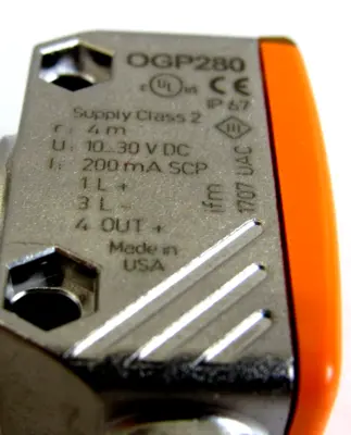 NEW IFM EFECTOR OGP-DPKG/US/CUBE-OGP280 SENSOR OGPDPKGUSCUBEOGP280