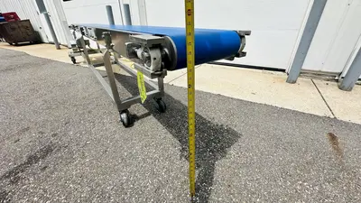 Stainless Steel  |  13Ft. Food Grade Flattop Conveyor