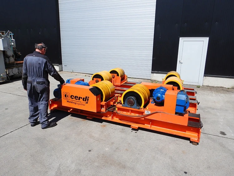 Used CERDI TURNING GEAR 160 TON Welding Positioners | Apt International N.V #365367