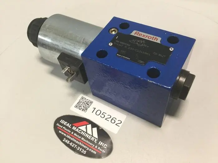 Used REXROTH 54WE10D33/CG24N9K4 Valves/Fittings Michigan US | Ideal Machinery #590834