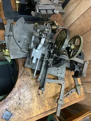 0365 RA Lienhard Chaux-De-Fonds Engine Turning Machine Circa 1904