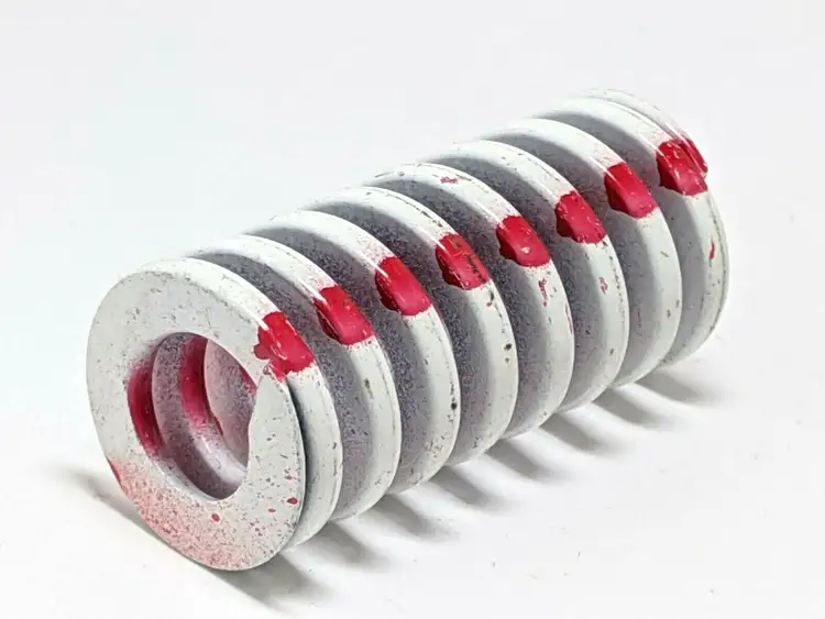 New | in-Stock ASSOCIATED SPRING RAYMOND RED / PAINTED WHITE DIE SPRING 1” X 2” Taps & Dies | Maverick Industrial Sales #1117661