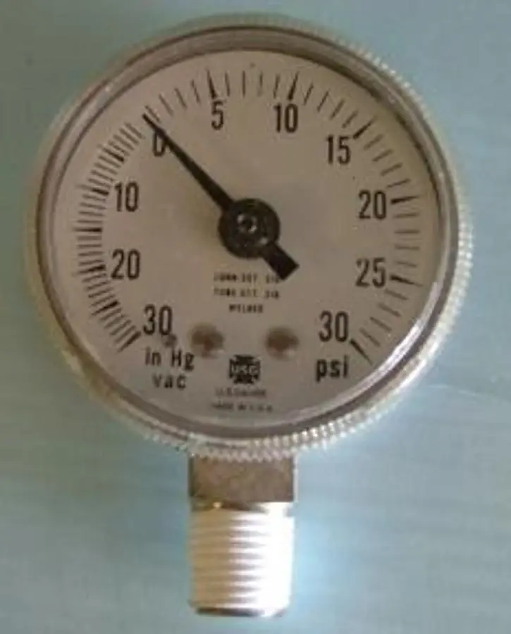 QTY. 1. USG RANGE -30 IN. HG TO 30 PSI CON-SST316 ...
