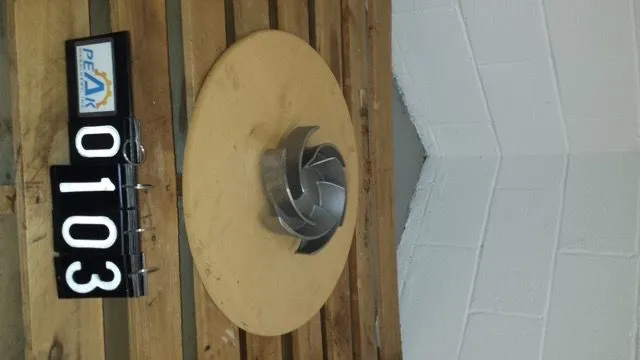 Goulds 3196 Impeller, P/N 101-528-1203, 6 vane open, size 10", New