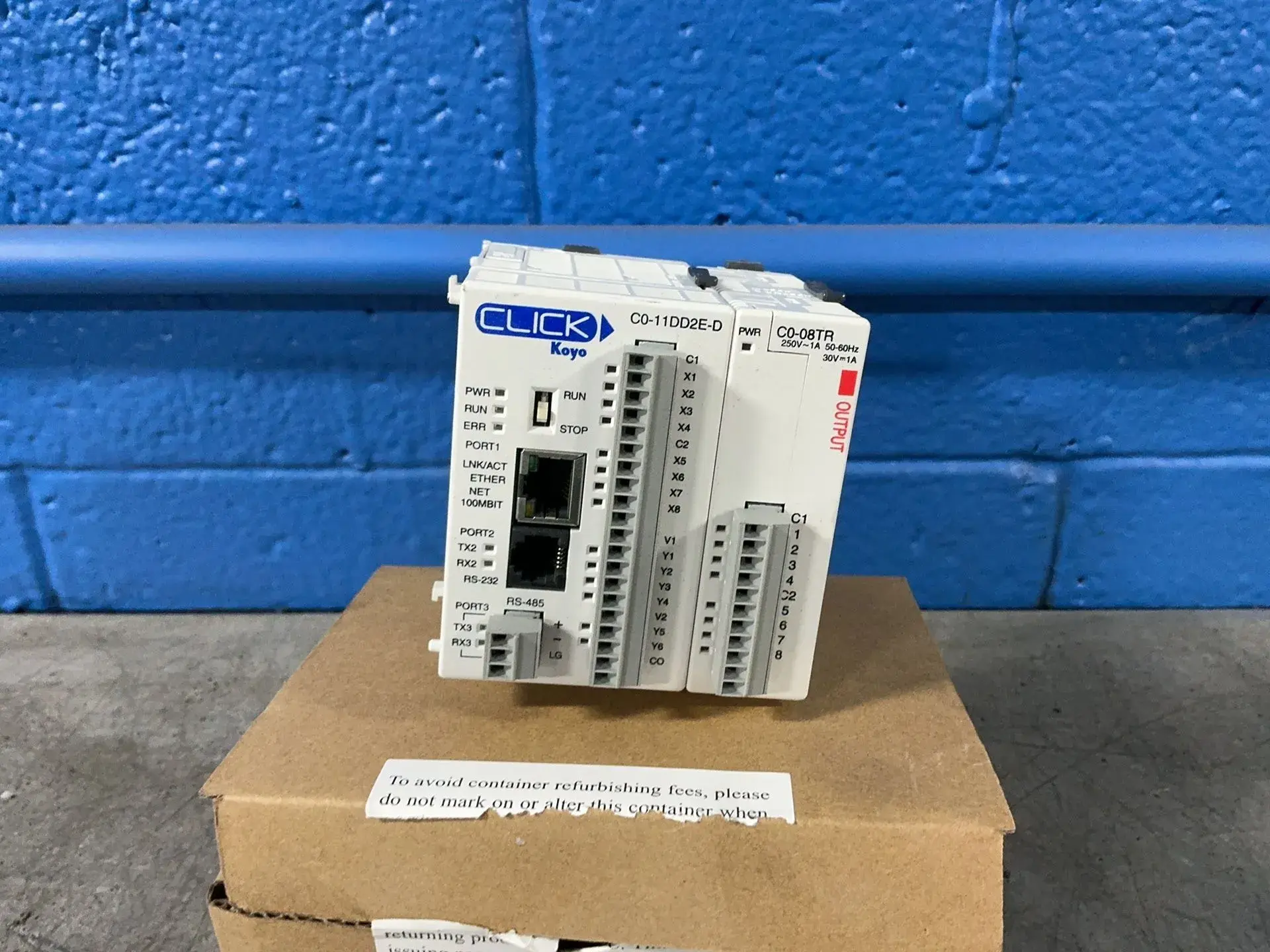 Used KOYO ELECTRONICS INDUSTRIES C011DD2ED Programmable Logic Controllers Ohio US | HGR 24 #1233320
