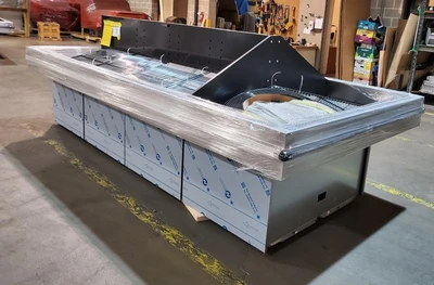 12-0002 Hussmann 22 Foot Produce Remote Display Island-2024