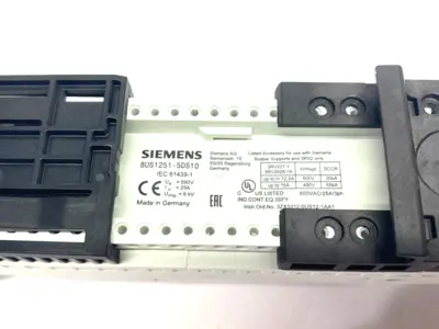 USED SIEMENS DEVICE ADAPTER S00/S0, 25A, FOR 60MM BUSBAR SYSTEM