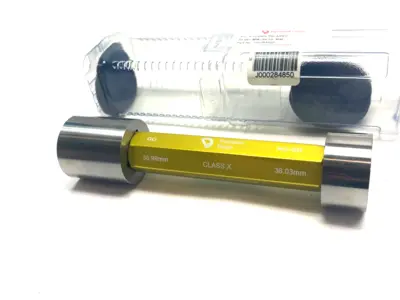 USED VERMONT GAGE TRILOCK GO/NO-GO ASSEMBLY STEEL CLASS X 35.99+MM/36.03-MM