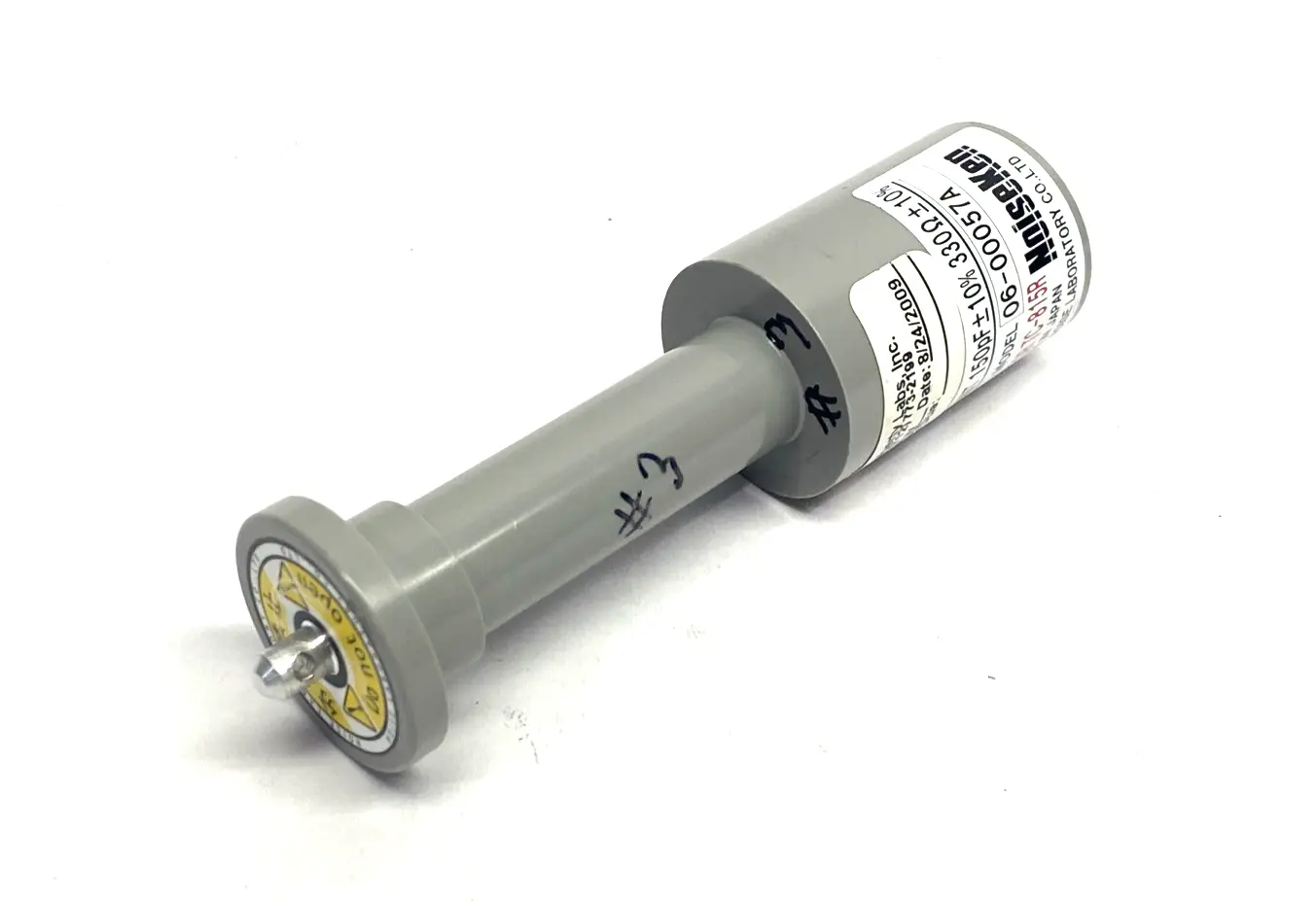06-00057A | NoiseKen  Electrostatic Discharge Simulator Capacitor Unit 150pF 330pF - Used