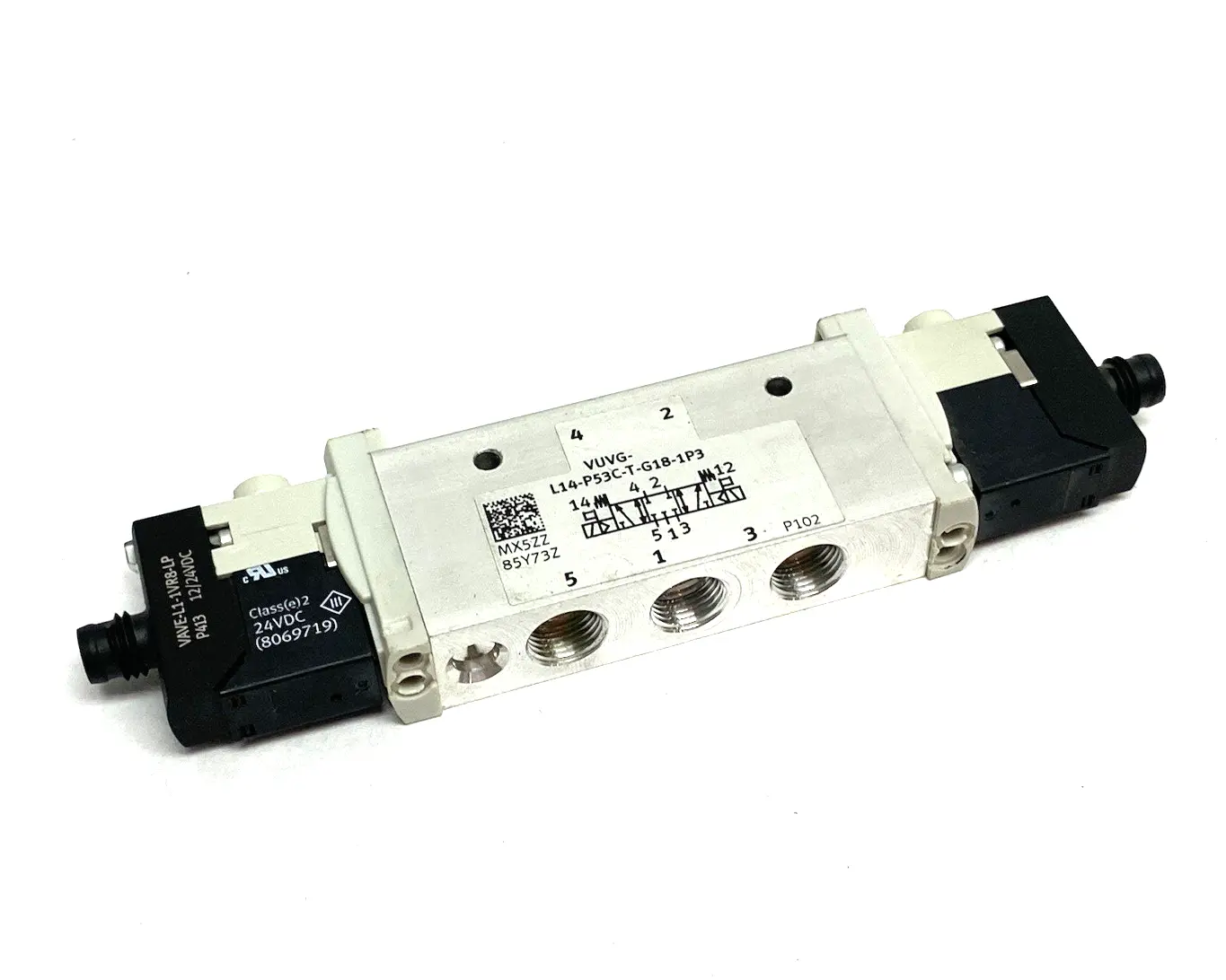 USED FESTO PISTON GATE SOLENOID VALVE 5/3 CLOSED, 566501