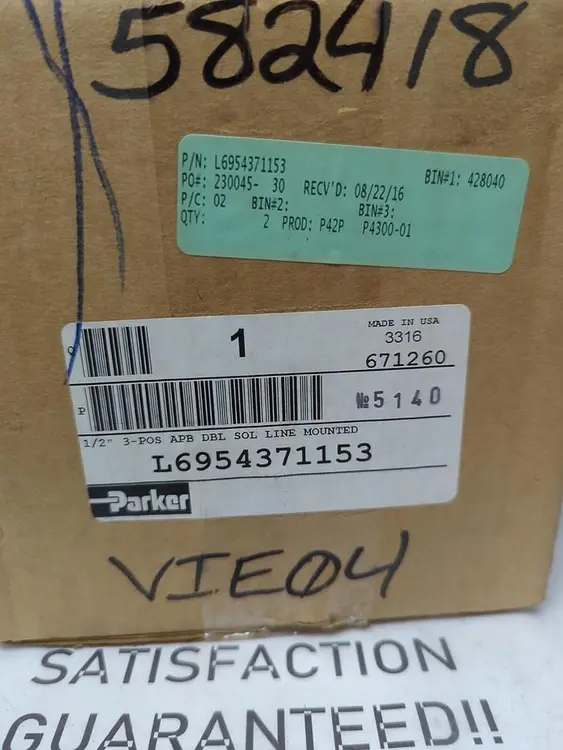 New | in-Stock PARKER L6954371153 Solenoid Valves | Surplus Asset Holdings #1204209