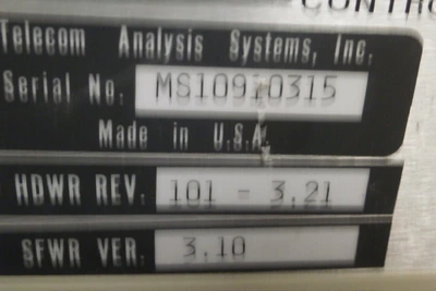 USED Telecom Analysis Systems (TAS) Model 101