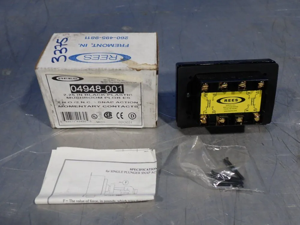 New | in-Stock REES 04948001 Relays & Switches Ohio US | HGR 24 #754646