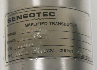 NEW HONEYWELL SENSOTEC 060-6591-01 PRESSURE TRANDUCER +/- 1.0PSI, 060659101