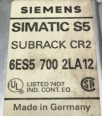 USED SIEMENS 6ES5 700-2LA12