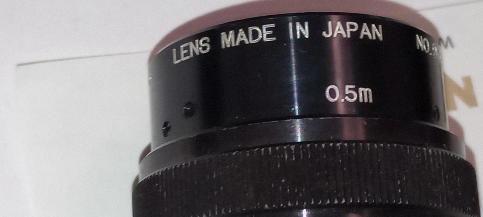 Vintage Lot of  7 Camera TV Lenses Made in Japan   1 :1.7/16 0.05mm