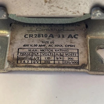 USED GE CR2810A11AC
