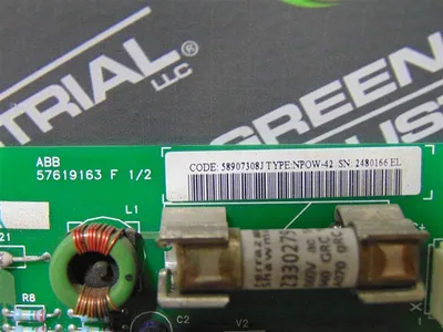ABB NPOW-42 Power Supply Board 57619163F 1/2 Used