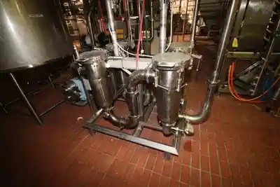 24 " dia cartridge / in-line basket filter