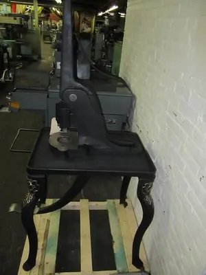 1269-385 Antique Rare Foot & Hand Press, Steampunk, ORNATE, CIRCA 1870 FRANCE