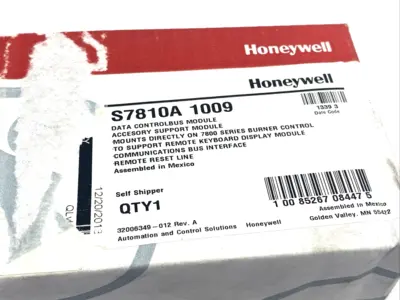 New | in-Stock Honeywell S7810A1009, S7810A-1009 Automation Control (HMI) Michigan US | Maverick Industrial Sales #1461062