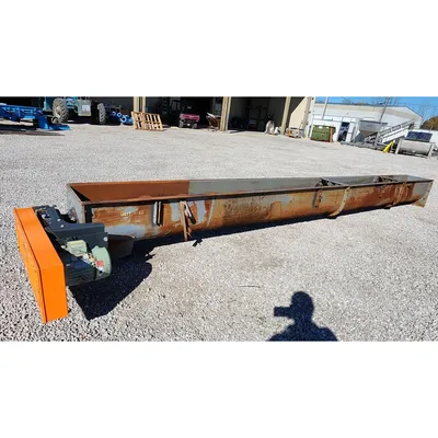 Used 5HP Mild Steel Screw Conveyor - 16" Dia. X 22' long
