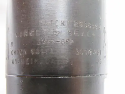 CIRCLE SEAL 249S-6PP 3000 PSI Check Valve In-Line 3/4 NPT