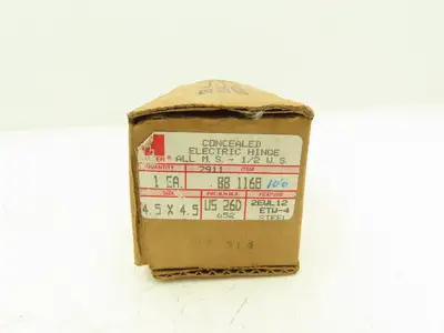 Hager US26D Concealed Electric Hinge Max 48VDC/AC 1.A 4.5" x 4.5" Steel
