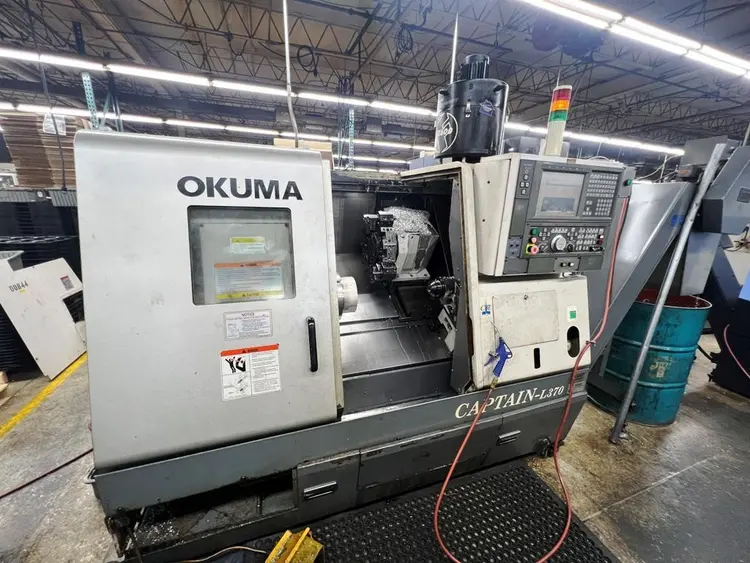 Used 2005 OKUMA CAPTAIN L-370 CNC Lathes Illinois US | BLUMBERG MACHINERY COMPANY #396471