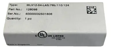 NEW PEPPERL+FUCHS 128098 REFLECTIVE SENSOR MLV12-54-LAS/76B/110/124