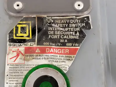 USED SQUARE D CHU361AWK