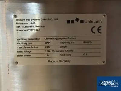 NEW Uhlmann Uhlmann Case Packer E4004/142