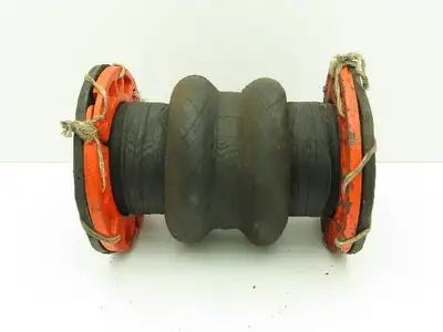 Mercer Rubber 502 Neoprene Expansion Joint 4" Split Flange 12" Length 170 PSI