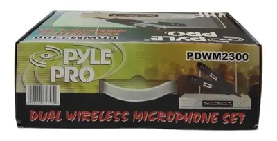 Pyle Pro PDWM2300 Dual Wireless Microphone Set
