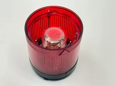 855T-B24TL4 | Allen Bradley  Ser C 70mm Red Steady LED Stack Light 24V AC/DC - Used