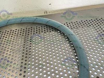 USED 74" FLEXIBLE HOSE W/ PARKER F9-502-8FP HYDRAULIC QUICK CONNECT HOSE COUPLING