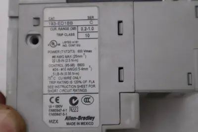 Allen-Bradley 193-Ed1Bb 600V 150A Electronic Overload Relay AB STOCK H1518A