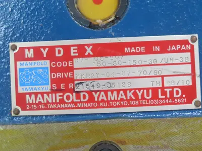 Used MYDEX 07.10.520 R0-108-907 150-30-150-3G/UW-3B Speed Reducers Texas US | Aucto #1306985