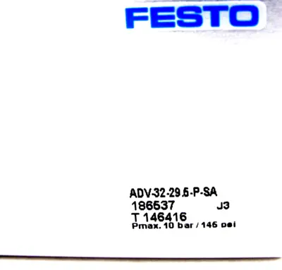 NEW FESTO ADV-32-29-5P–A-SA COMPACT CYLINDER T146461 186537 ADV32295PASA